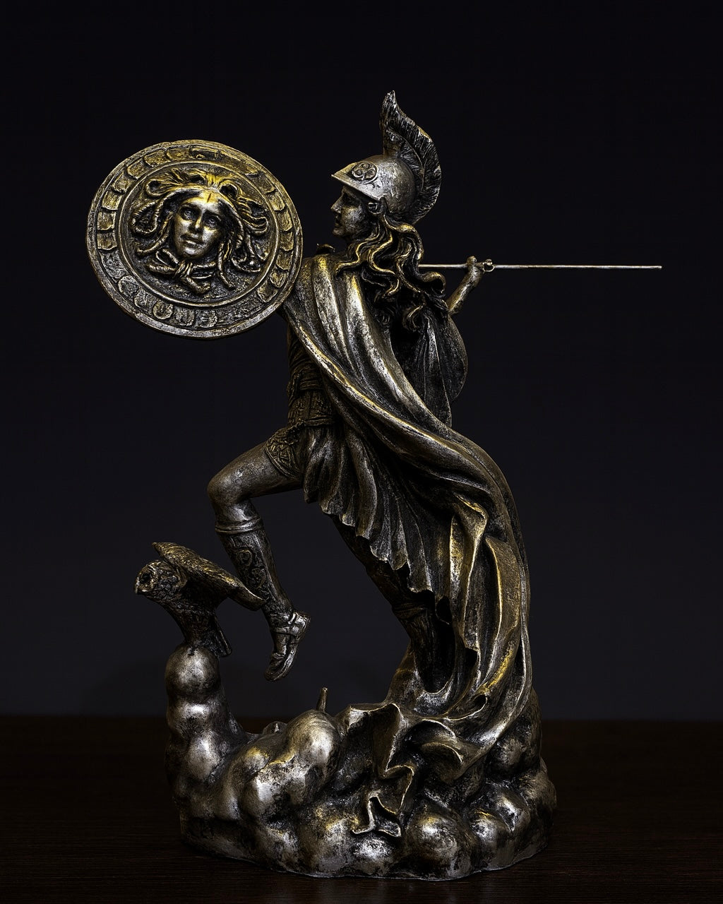 Athena Statue – Greek Goddess of Wisdom and War Decorative Sculpture