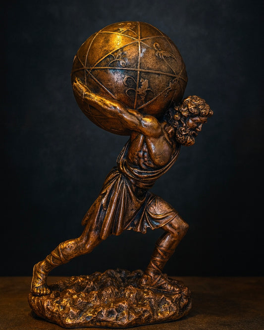 Atlas Statue – Greek Titan Holding the World