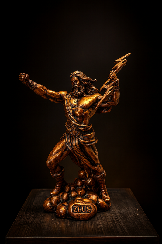 Zeus God of Thunder Statue – Greek Mythology Figurine