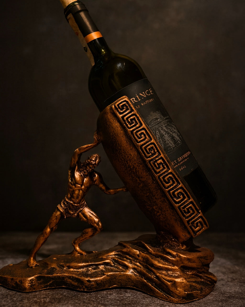 Sisyphus Wine Holder