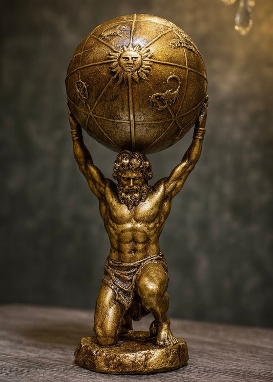 Atlas Statue – Greek Titan Holding the World